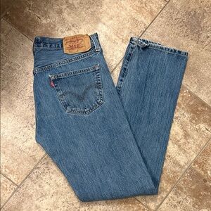 Levi's 501 Men's Classic Straight Blue Jeans 34x34